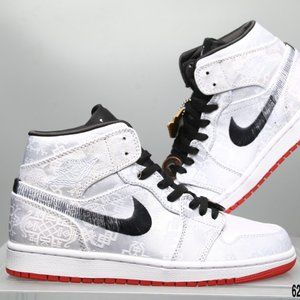 AJ1 Joe one middle casual sneakers
